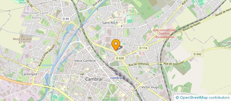 localisation de l'entreprise MANI à CAMBRAI