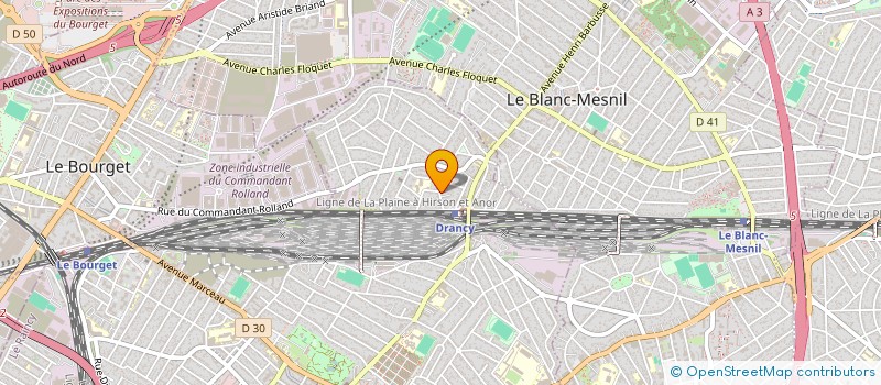 localisation de l'entreprise MANI à DRANCY