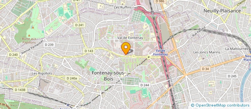 localisation de l'entreprise MANI  FONTENAY-SOUS-BOIS