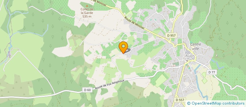 localisation de l'entreprise MANI  AUPS