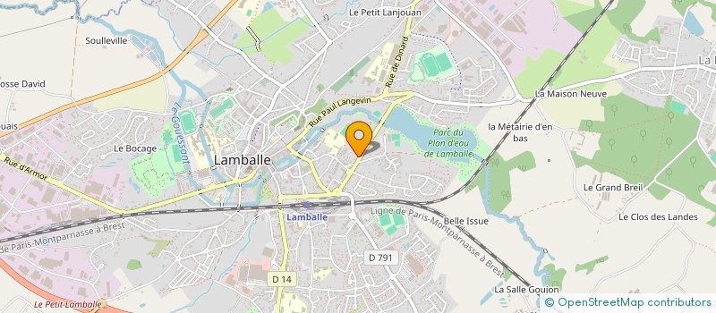 localisation de l'entreprise MANI  LAMBALLE-ARMOR