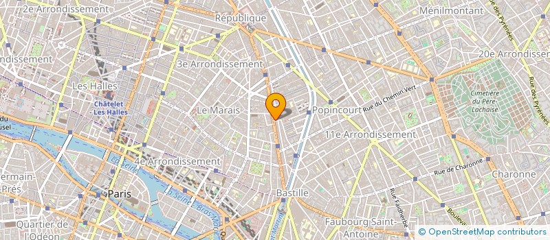 localisation de l'entreprise MANI BEAUMARCHAIS  PARIS