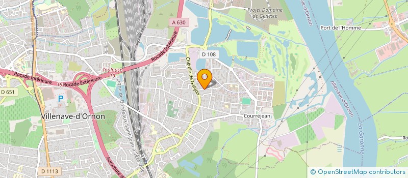 localisation de l'entreprise MANI INVEST  VILLENAVE-D'ORNON