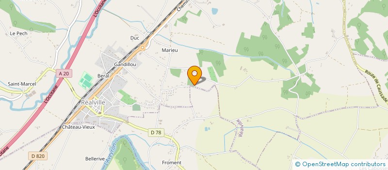 localisation de l'entreprise MANI RAMONAGE  REALVILLE