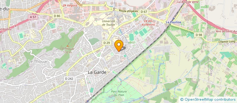 localisation de l'entreprise MANI RENOV à LA GARDE