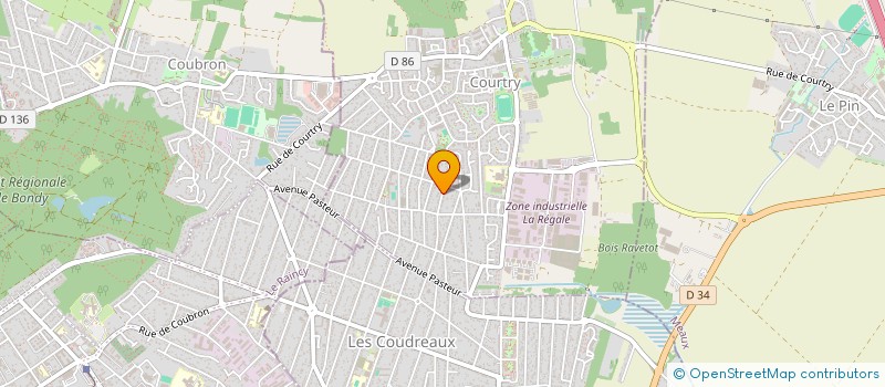 localisation de l'entreprise MANI SERVICES à COURTRY