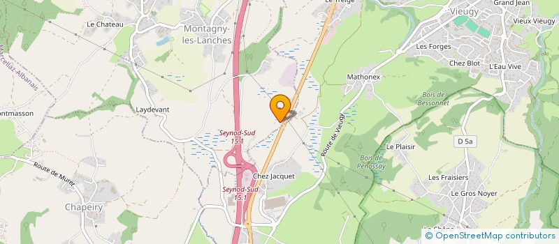 localisation de l'entreprise MANIA-RINGOT  MONTAGNY-LES-LANCHES