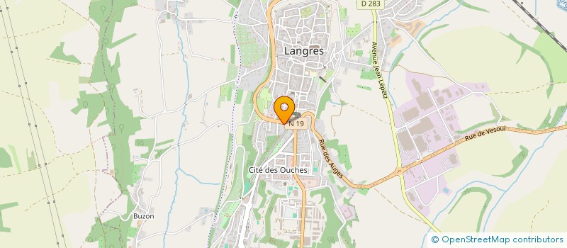 localisation de l'entreprise MANIA'TIF à LANGRES
