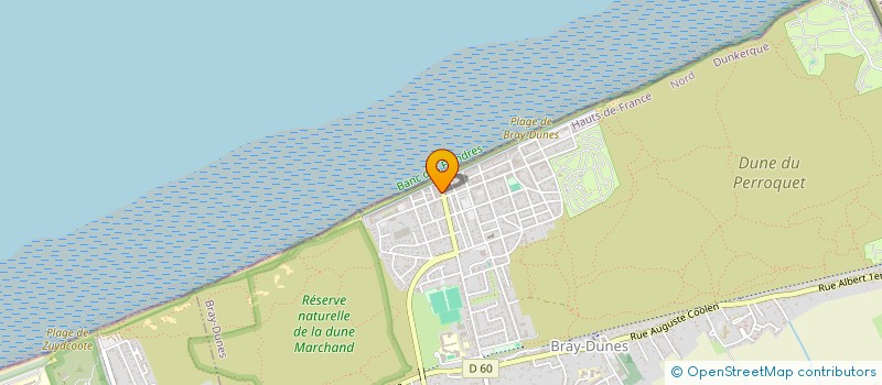 localisation de l'entreprise MANIA TIF BRAY DUNES  BRAY-DUNES