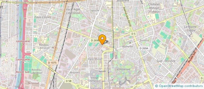 localisation de l'entreprise MANIAK NETTOYAGE à GRENOBLE