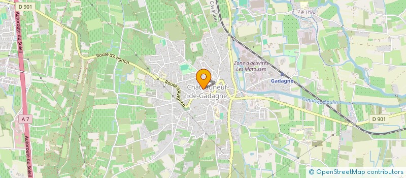 localisation de l'entreprise MANIAL  CHATEAUNEUF-DE-GADAGNE