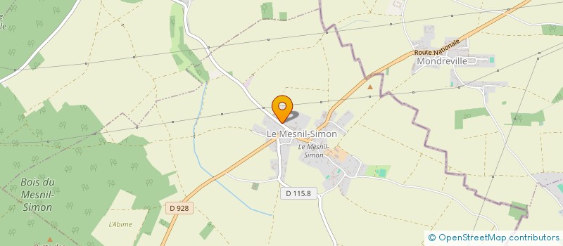 localisation de l'entreprise MANIBAT à LE MESNIL-SIMON
