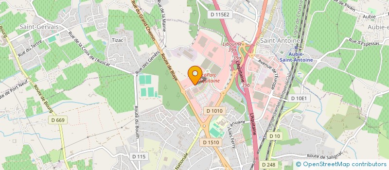 localisation de l'entreprise MANIBER à SAINT-ANDRE-DE-CUBZAC