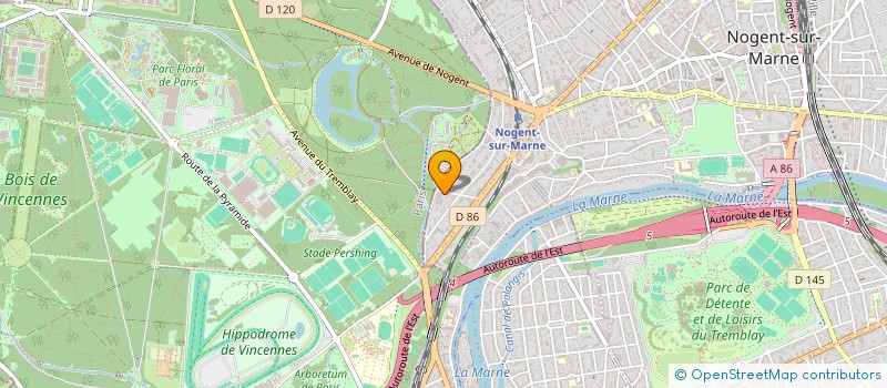 localisation de l'entreprise MANIBOR  NOGENT-SUR-MARNE