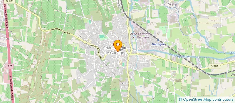 localisation de l'entreprise MANICHLO  CHATEAUNEUF-DE-GADAGNE