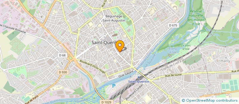 localisation de l'entreprise MANICO 3D à SAINT-QUENTIN