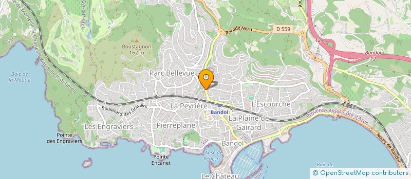 localisation de l'entreprise MANICO à BANDOL