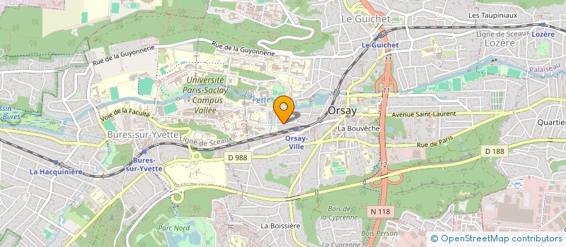 localisation de l'entreprise MANICORE à ORSAY