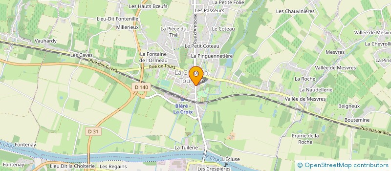 localisation de l'entreprise MANIDENNA à LA CROIX-EN-TOURAINE