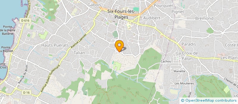 localisation de l'entreprise MANIDOSA à SIX-FOURS-LES-PLAGES