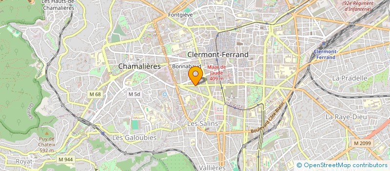 localisation de l'entreprise MANIE  CLERMONT-FERRAND