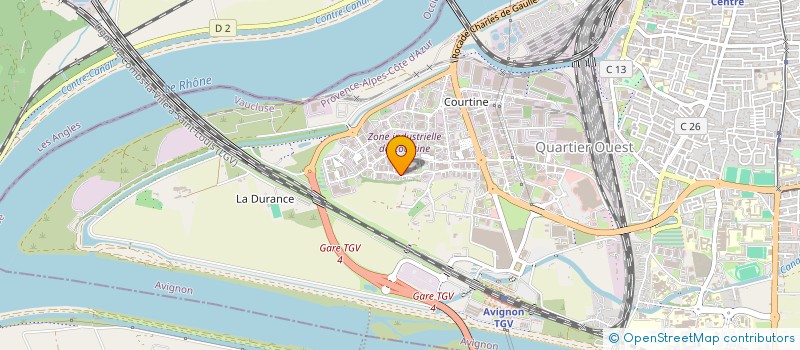 localisation de l'entreprise MANIE BAT  AVIGNON