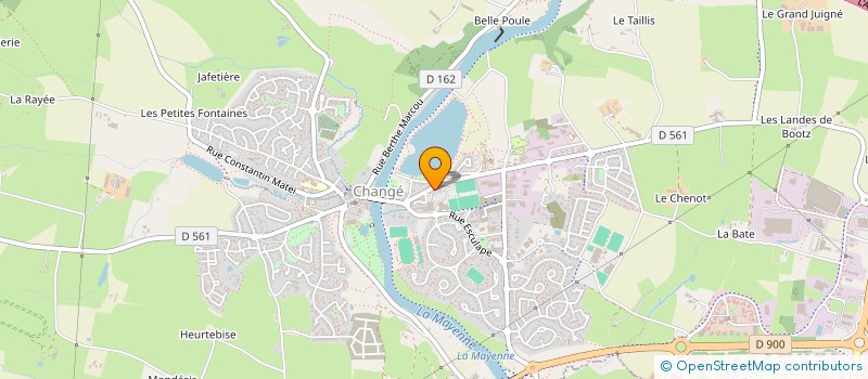 localisation de l'entreprise MANIELLE  CHANGE