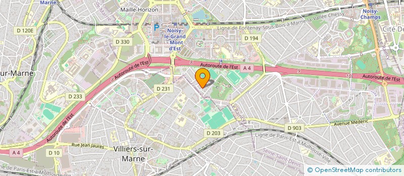 localisation de l'entreprise MANIERA  NOISY-LE-GRAND