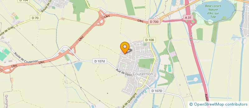 localisation de l'entreprise MANIERE PRO  COUTERNON