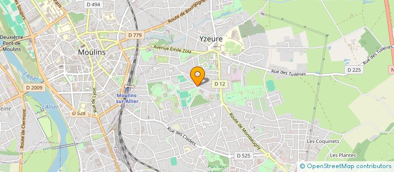 localisation de l'entreprise MANIERE SAS à YZEURE