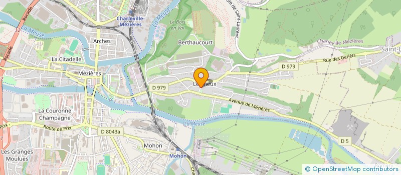 localisation de l'entreprise MANIF à CHARLEVILLE-MEZIERES