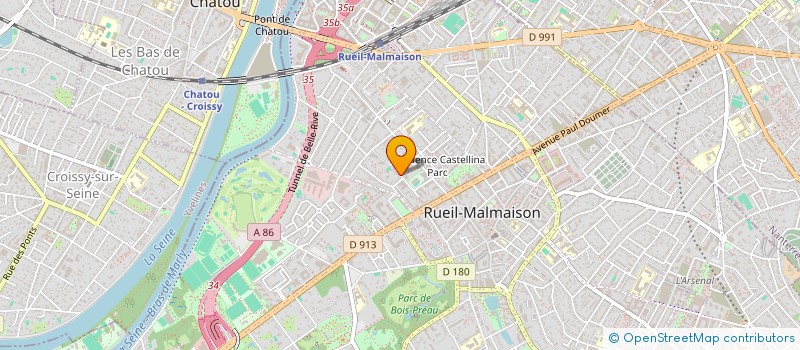 localisation de l'entreprise MANIFESTATION ANIMATION PUBLI EVENEMENT. à RUEIL-MALMAISON
