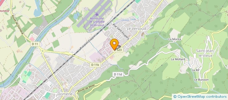 localisation de l'entreprise MANIFESTATIONS AERIENNES EN DAUPHINE à LE VERSOUD