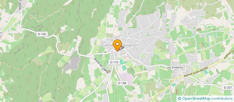 localisation de l'entreprise MANIFESTATIONS FESTIVES  CABRIERES-D'AVIGNON