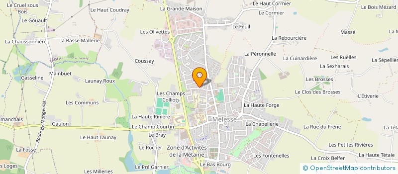 localisation de l'entreprise MANIFESTE  MELESSE