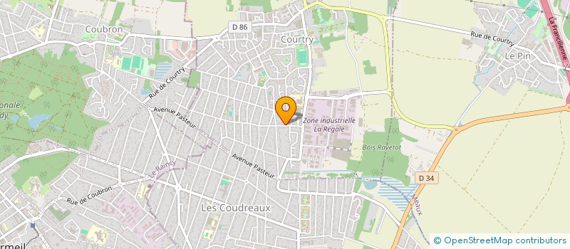 localisation de l'entreprise MANIFI  COURTRY