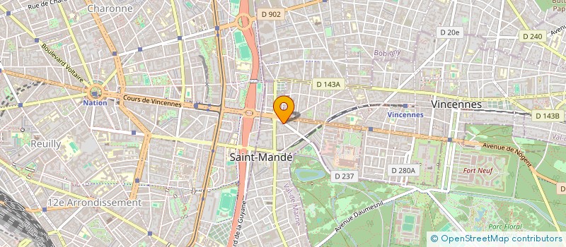 localisation de l'entreprise MANIGART à SAINT-MANDE