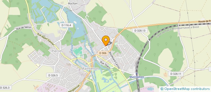 localisation de l'entreprise MANIGHETTI-BRAND à MAINTENON