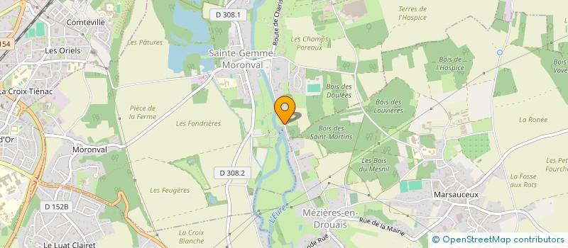 localisation de l'entreprise MANIJE à SAINTE-GEMME-MORONVAL