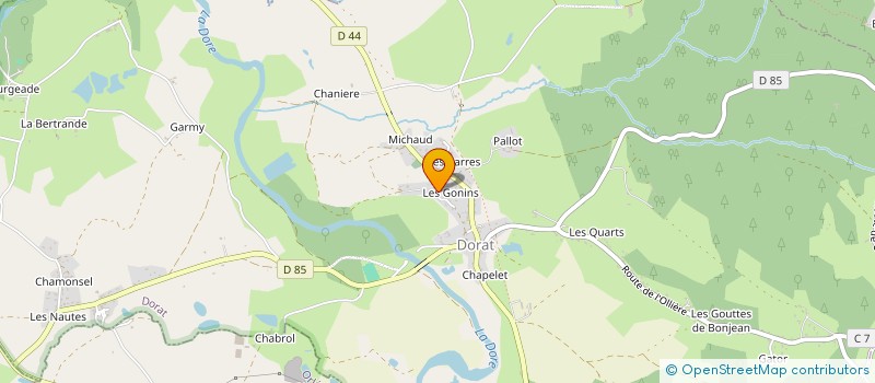 localisation de l'entreprise MANIJURI 2  DORAT