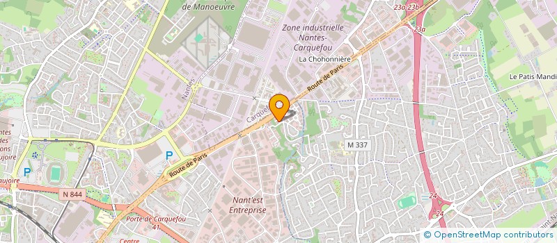 localisation de l'entreprise MANIKA  NANTES