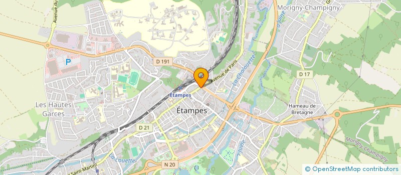 localisation de l'entreprise MANIKA SHOP  ETAMPES