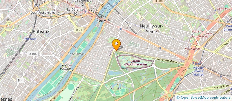 localisation de l'entreprise MANILLE à NEUILLY-SUR-SEINE