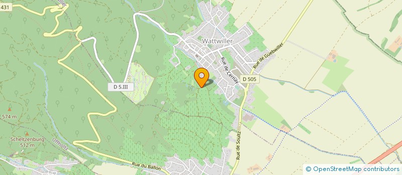 localisation de l'entreprise MANILU  WATTWILLER