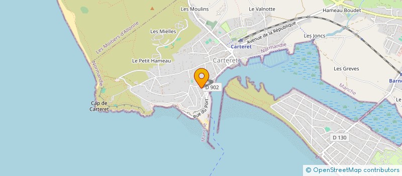 localisation de l'entreprise MANIMA à BARNEVILLE-CARTERET