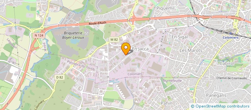 localisation de l'entreprise MANIMA à COLOMIERS