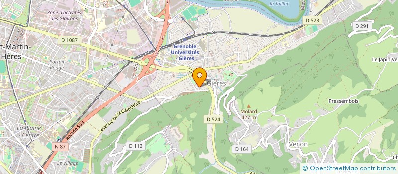 localisation de l'entreprise MANIMAT  GIERES