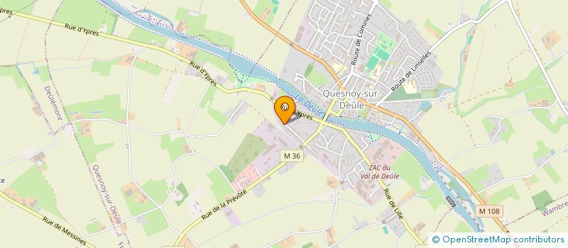 localisation de l'entreprise MANIMILLE à QUESNOY-SUR-DEULE