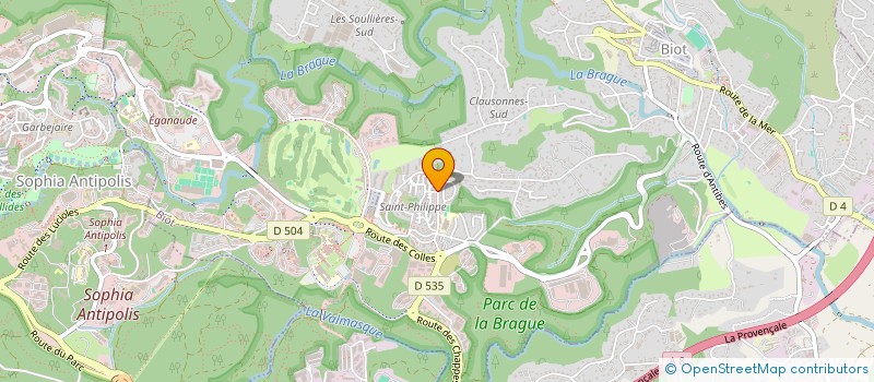 localisation de l'entreprise MANIMMO  BIOT