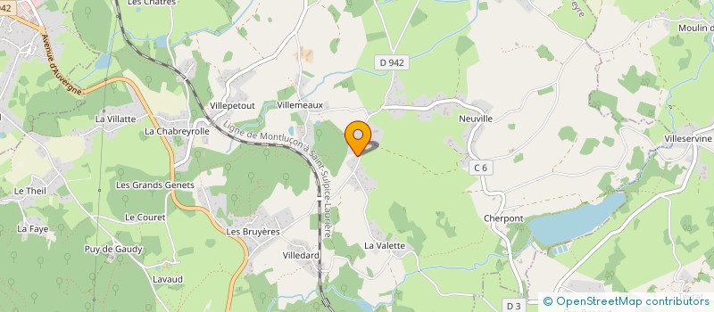 localisation de l'entreprise MANIMMO à SAINTE-FEYRE